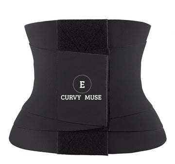 💋 Curvy Muse Waist Trainer — Black Edition “Hourglass Sculpting Belt”